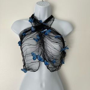butterfly top/scarf